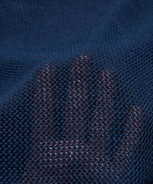 「FREAK'S STORE」 半袖ニット SMALL ネイビー メンズ_画像7