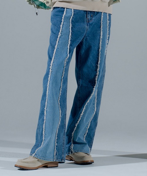 JieDa（ジエダ） デニムパンツ 2 インディゴブルー メンズ : ZOZOTOWN