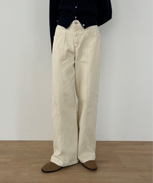 「Didot.showroom」 デニムパンツ S ブラック レディース_画像6