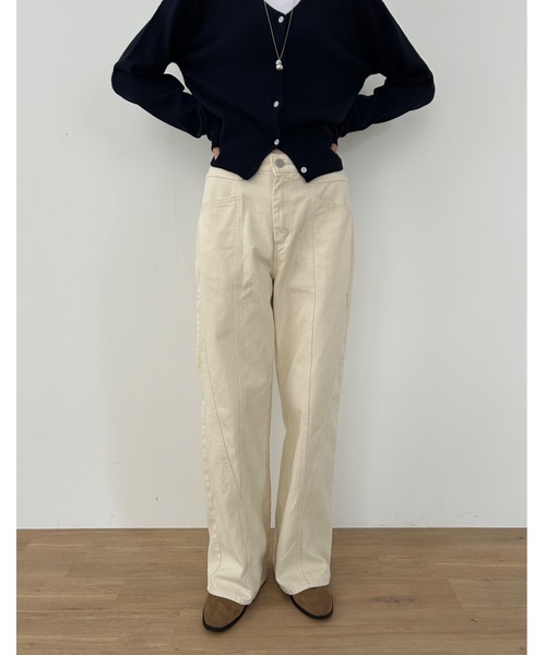 「Didot.showroom」 デニムパンツ S ブラック レディース_画像8