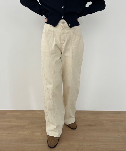 「Didot.showroom」 デニムパンツ S ブラック レディース_画像9