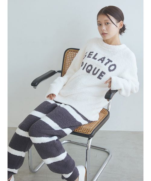 gelato pique（ジェラートピケ） パジャマ ルームウェア パウダーロゴ
