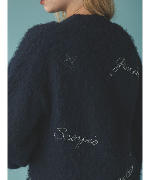 FURFUR（ファーファー） カーディガン スターモチーフ刺繍カーディガン