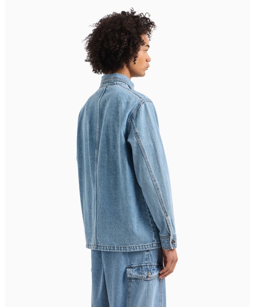 ARMANI EXCHANGE 「ARMANI EXCHANGE」 デニムジャケット MEDIUM ライト