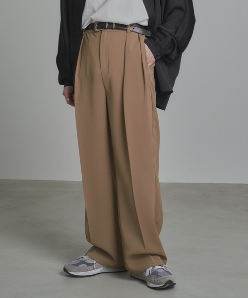 「ADAMASTE」 スラックス SMALL ベージュ メンズ_画像9