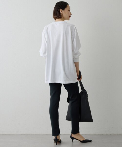 Whim Gazette（ウィム ガゼット） tシャツ ロゴロングスリーブTシャツ
