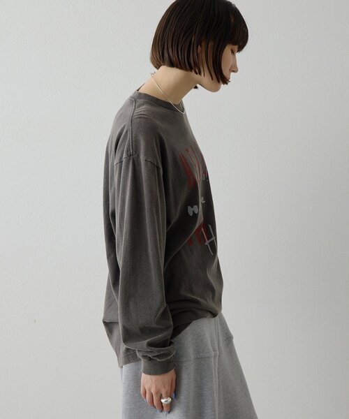 新品タグ付き　ウィムガゼット　ロゴロングスリーブTシャツ Whim Gazette（ウィム ガゼット） tシャツ ロゴロングスリーブTシャツ