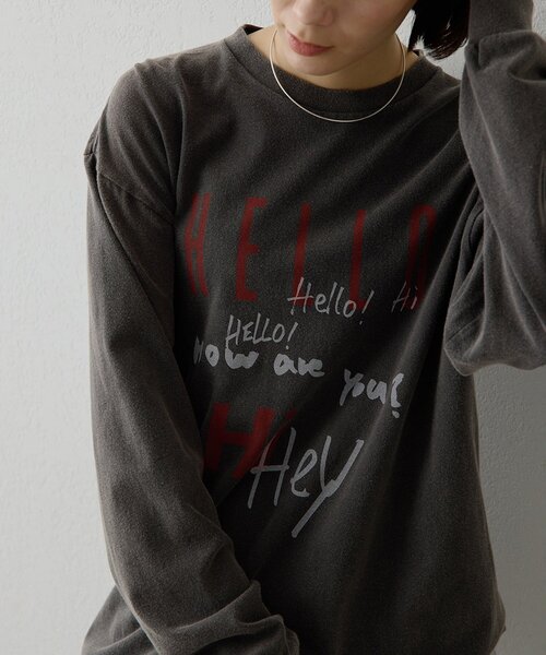 ロゴロングスリーブTシャツ　ウィムガゼット Whim Gazette（ウィム ガゼット） tシャツ ロゴロングスリーブTシャツ