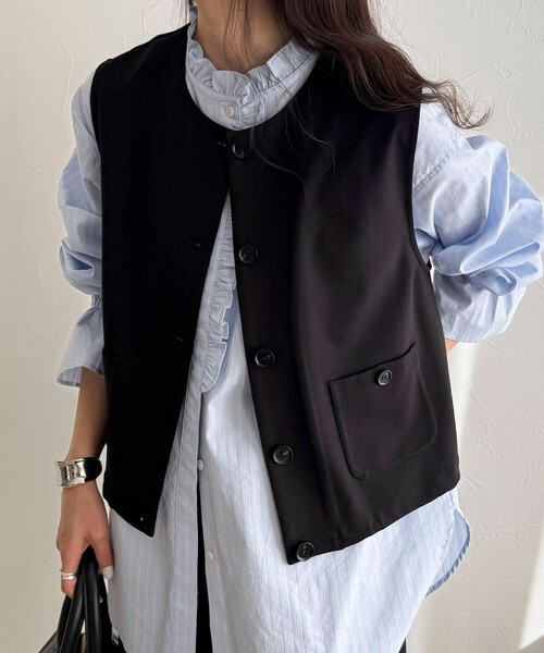 fredy emue（フレディエミュ） ベスト ジレ 「セットアップ対応