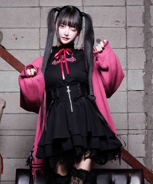 NIBBLE POISON（ニブルポイズン） カーディガン ダメージセーラー