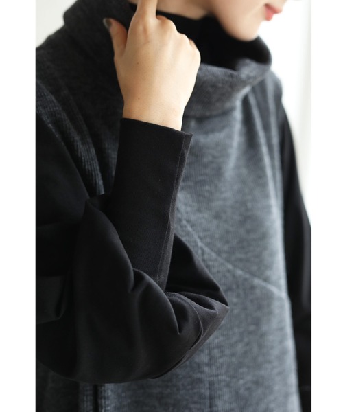 「CAWAII」 長袖カットソー FREE ブラック レディース_画像3