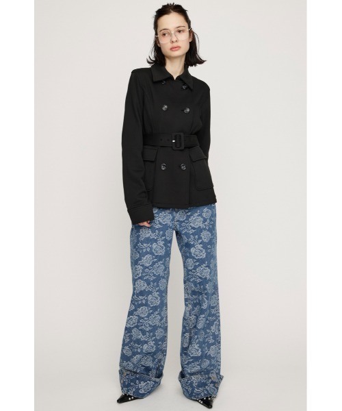 SLY（スライ） ピーコート pコート SWEAT FABRIC PEA COAT スウェット 