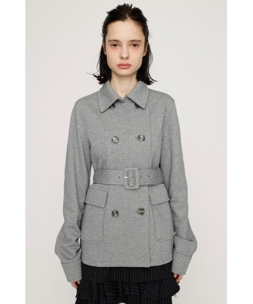 SLY（スライ） ピーコート pコート SWEAT FABRIC PEA COAT スウェット