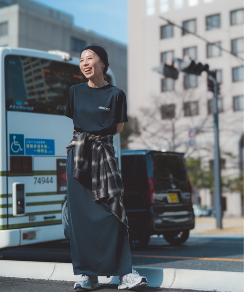 AMERICANA（アメリカーナ） ワンピース 半袖 別注 バックロゴプリント