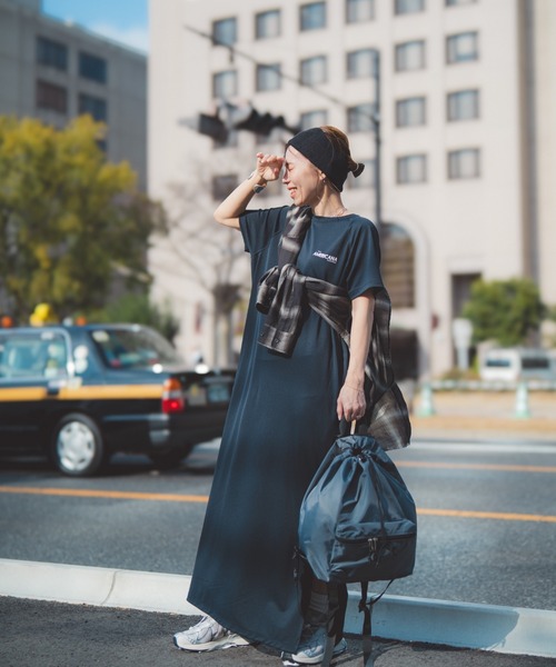 ワンピース ameri onepiece AMERICANA（アメリカーナ） ワンピース 別注 バックロゴプリント