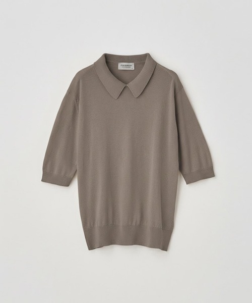 JOHN SMEDLEY（ジョンスメドレー） ポロシャツ ポロ ボタンレス半袖