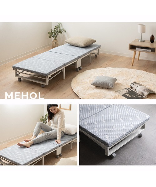 EMOOR（エムール） ベッド 寝具 クローゼットに収納できる 折りたたみ
