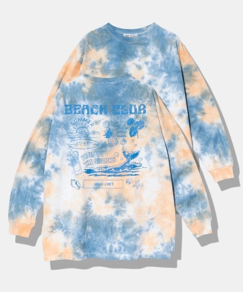 CUBE SUGAR（キューブシュガー） tシャツ 16/-OE 天竺 タイダイ バック 