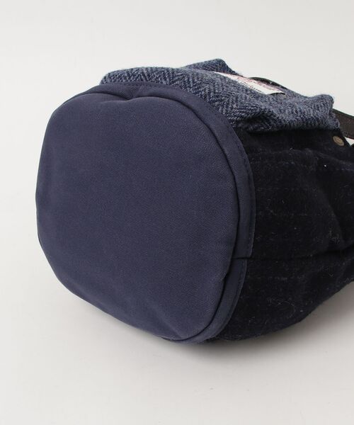 「HARRIS TWEED」 2WAYバッグ - ネイビー レディース_画像3