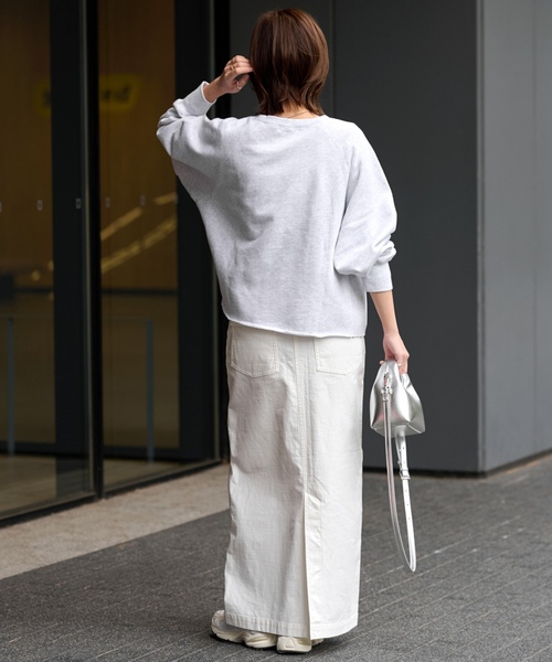 「JOURNAL STANDARD relume」 ロングスカート 38 カーキ レディースの画像