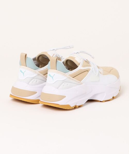 「PUMA」 ローカットスニーカー 24.0cm ホワイト系その他 レディース_画像2