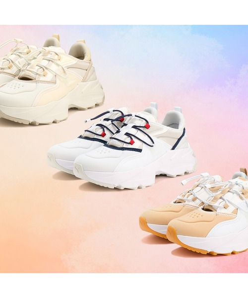「PUMA」 ローカットスニーカー 24.0cm ホワイト系その他 レディース_画像4