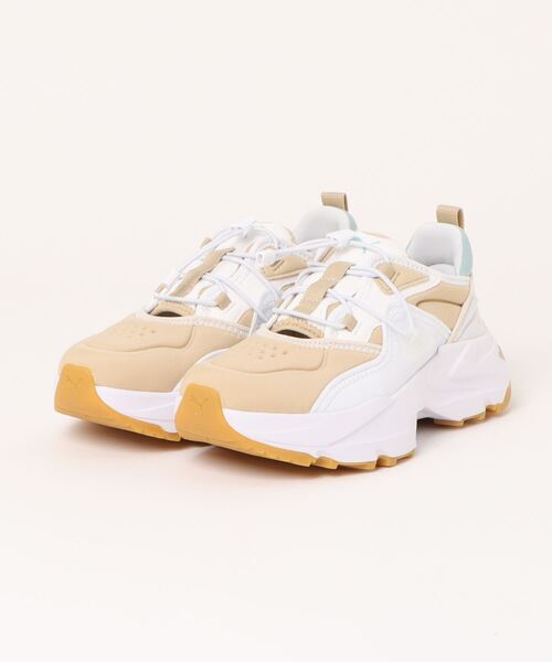 「PUMA」 ローカットスニーカー 24.0cm ホワイト系その他 レディース_画像7