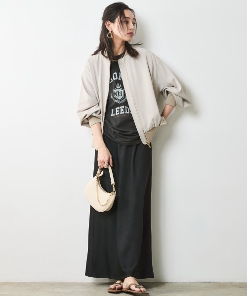 「CHIC STYLE」 スカート L ブラック レディース_画像4