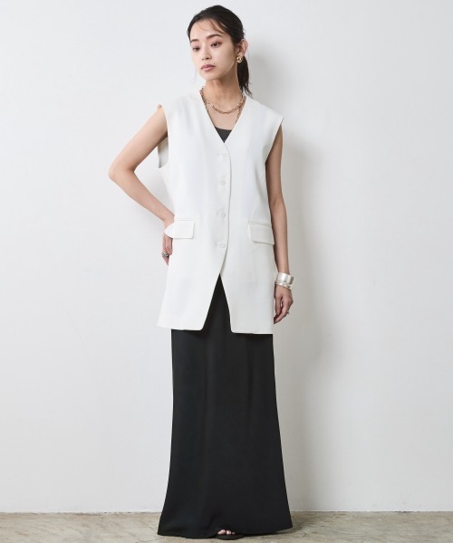 「CHIC STYLE」 スカート L ブラック レディース_画像5