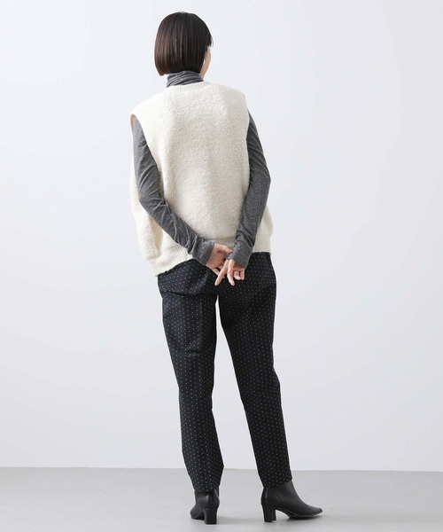 「Gready Brilliant」 「favori」ニットベスト 38 グレー レディース_画像4