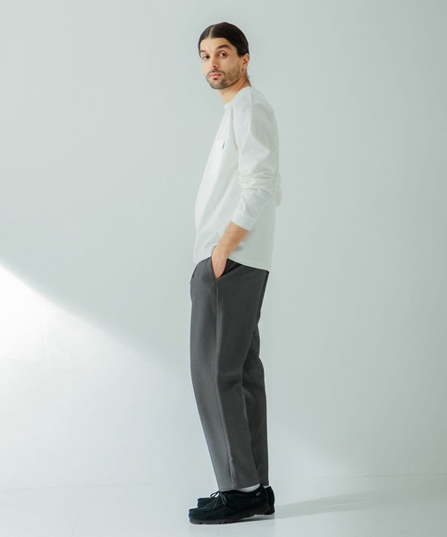 「URBAN RESEARCH Sonny Label」 長袖Tシャツ MEDIUM ホワイト メンズ_画像9