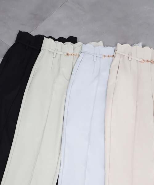 「SAISON DE PAPILLON」 スラックス M ベージュ レディース_画像2