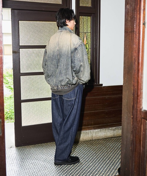 niko and…（ニコアンド） デニムジャケット gジャン Denim Fireman