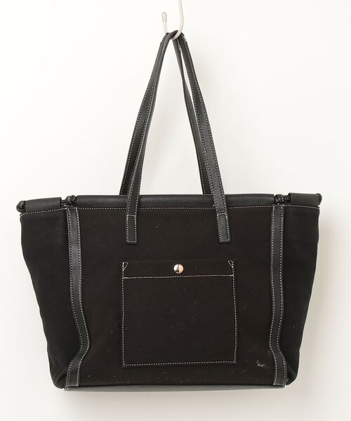 「JILL by JILL STUART」 刺繍トートバッグ - ブラック レディース_画像2