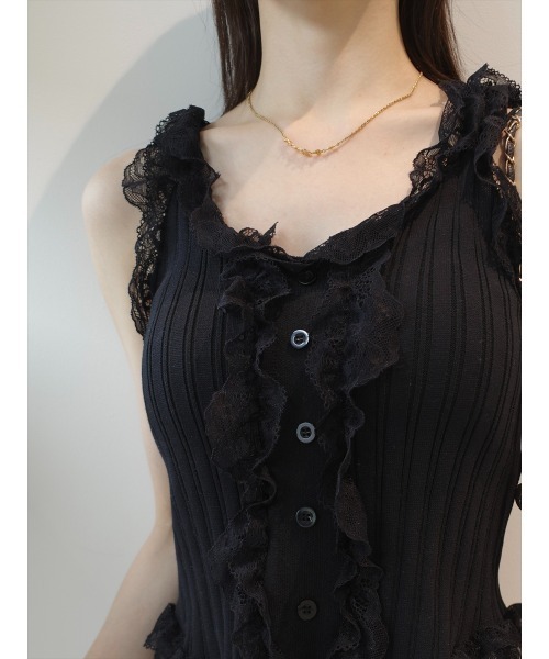 amel（エイメル） tシャツ ドラマティックレースフリルトップス 