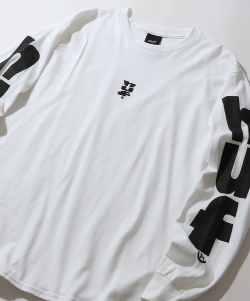 「HUF」 長袖Tシャツ M ブラック メンズ_画像2