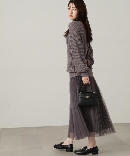 「PROPORTION BODY DRESSING」 フレアスカート MEDIUM ダークグレー レディース_画像8