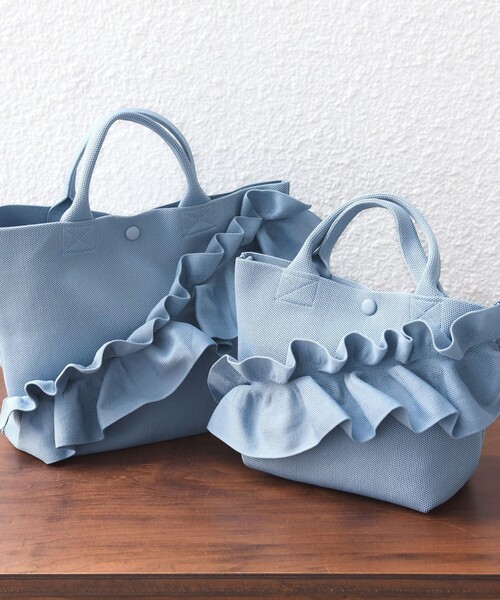 SHIPS（シップス） トートバッグ 「WEB限定」フリル ジャカード トート