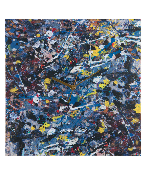 フィギュア Sync.「Jackson Pollock Studio」WALL CLOCK “Jackson Pollock Studio” made