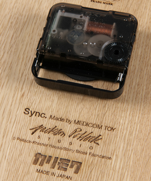 フィギュア Sync.「Jackson Pollock Studio」WALL CLOCK “Jackson Pollock Studio” madeの画像