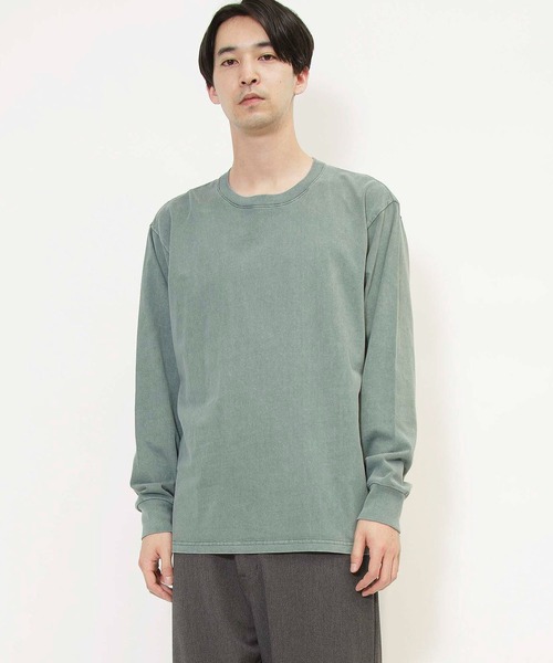 Johnbull tシャツ オーバーダイロングスリーブTシャツ メンズ