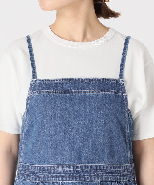SLOBE IENA（スローブイエナ） ワンピース LE DENIMレースアップフレア 
