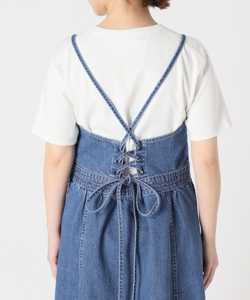 SLOBE IENA（スローブイエナ） ワンピース LE DENIMレースアップフレア 
