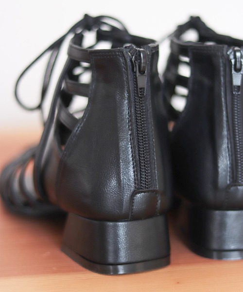 SESTO サンダル 編み上げレースアップブーツサンダル : ZOZOTOWN