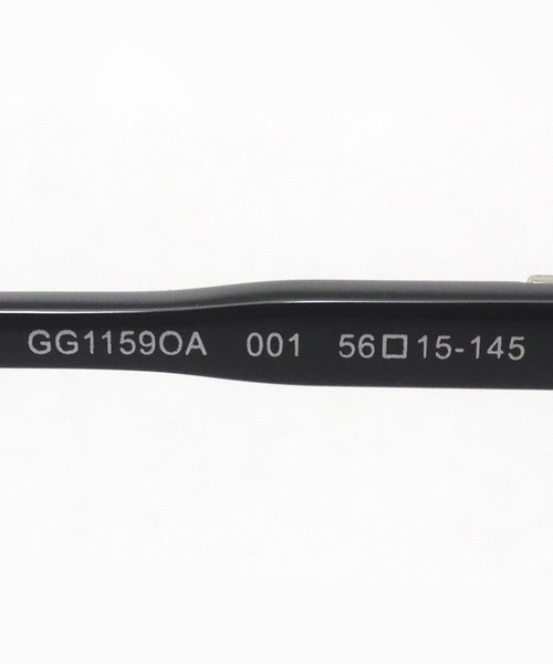 伊達メガネ メガネ 眼鏡 「GUCCI/グッチ」スクエア メガネ GG1159OA 001 メンズ レディースの画像