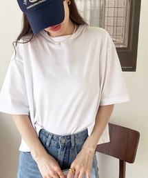 tシャツ 「WEB限定」コットン天竺切り替えカットソー レディース WEB限定】コットン天竺切り替えカットソー | PICCIN (ピッチン