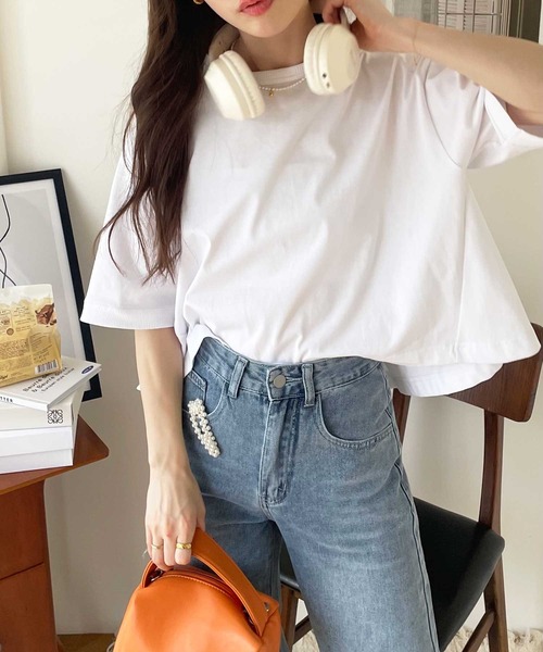 GeeRA tシャツ コットン天竺ショートTシャツ レディース
