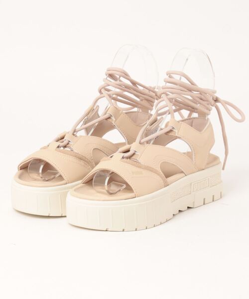 【特別送料無料！】 PUMA サンダル Wns Laces Sandal Mayze 「PUMA」388950-01 靴