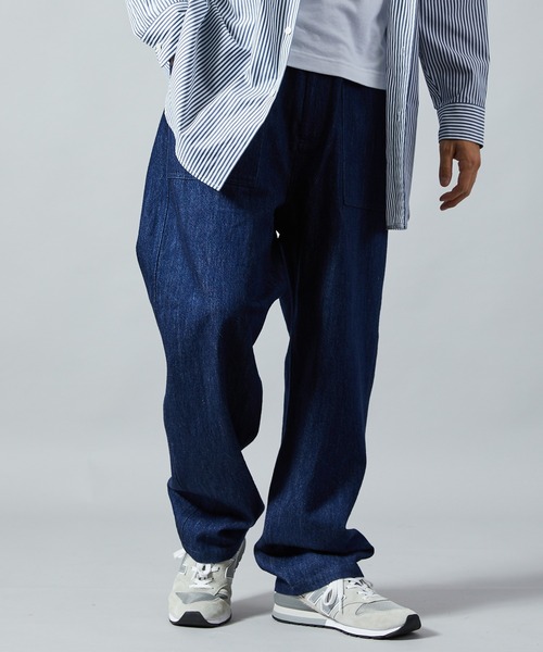 【レア】ベイカージーンズ 90's ベイカーパンツ デザイナー ワイドストレート FREAK'S STORE マルチサイズ ジーンズ デニムベイカーパンツ