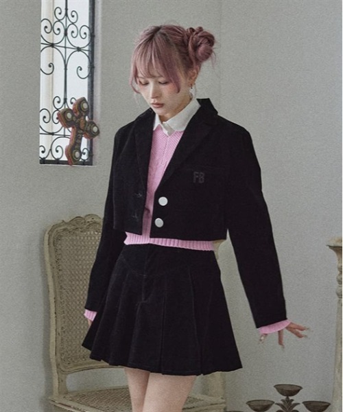 ニット セーター ＦＢレイヤードケーブルニット レディース Fickle Bebe ニット セーター FBレイヤードケーブルニット